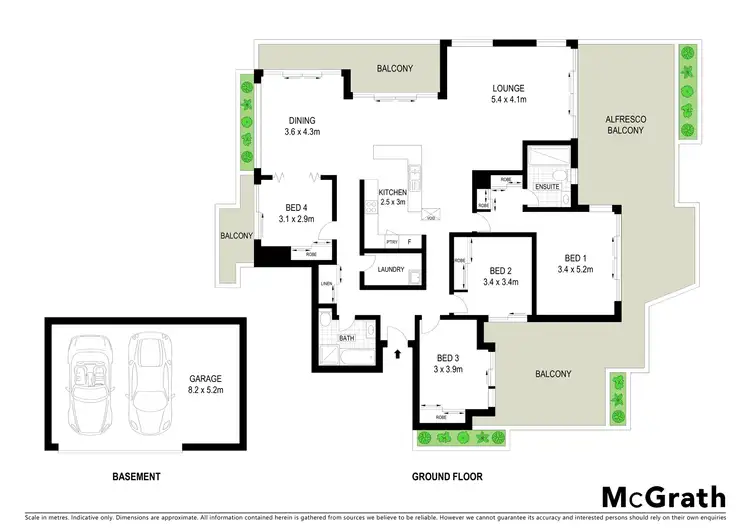 Floorplan of Homely apartment listing, 15/43 Masons Parade, Point Frederick NSW 2250