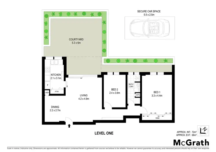 Floorplan of Homely apartment listing, 3/16 Eastbourne Road, Darling Point NSW 2027