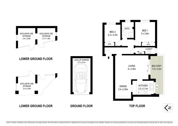 Floorplan of Homely apartment listing, 9/14 Ronald Avenue, Freshwater NSW 2096