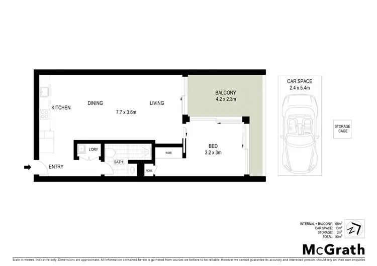 Floorplan of Homely apartment listing, 102/8 Princess Street, Brighton-le-sands NSW 2216