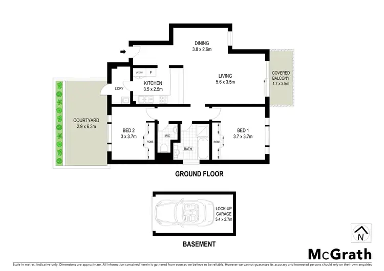 Floorplan of Homely apartment listing, 12/1 Gloucester Place, Kensington NSW 2033