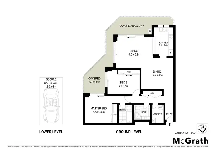 Floorplan of Homely apartment listing, 1/127 Georgiana Terrace, Gosford NSW 2250