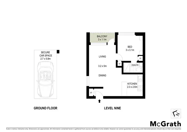 Floorplan of Homely apartment listing, 96/2 East Crescent Street, Mcmahons Point NSW 2060