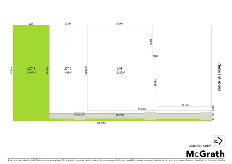 Floorplan of Homely land listing, Lot 3, 60b Waratah Road, Wentworth Falls NSW 2782