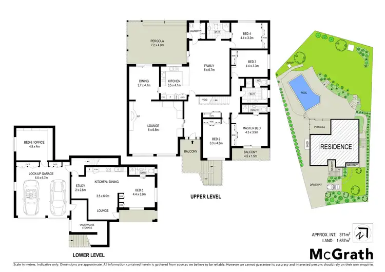 Floorplan of Homely house listing, 45 Onkaparinga Crescent, Kaleen ACT 2617