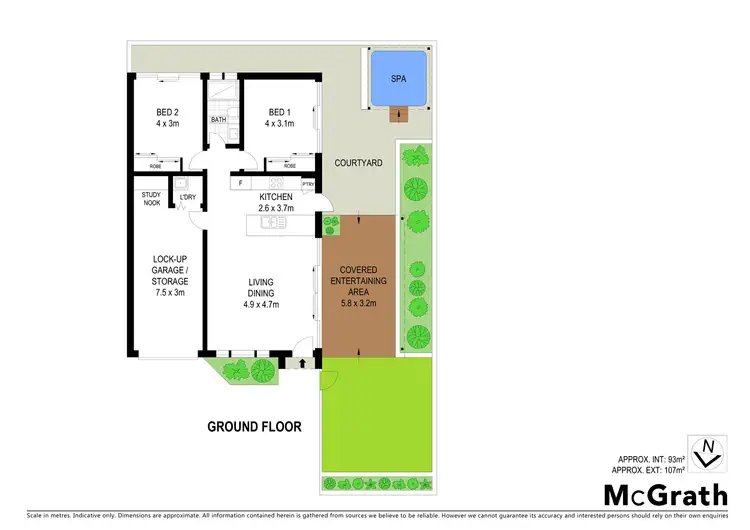 Floorplan of Homely townhouse listing, 4/167 Bexley Road, Kingsgrove NSW 2208