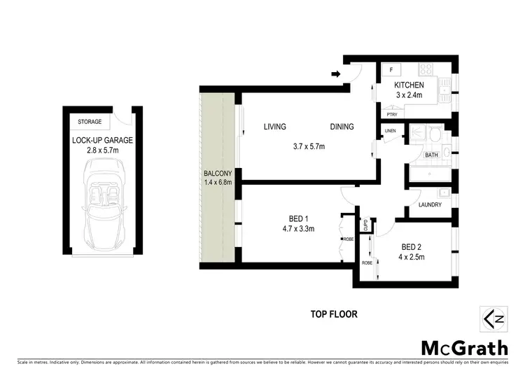 Floorplan of Homely house listing, 6/52 Cassia Street, Dee Why NSW 2099