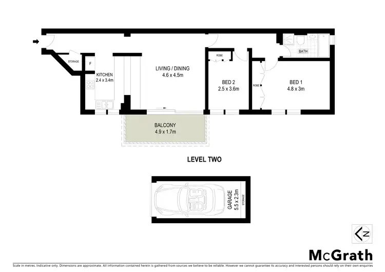 Floorplan of Homely apartment listing, 12/4 Mitchell Road, Darling Point NSW 2027
