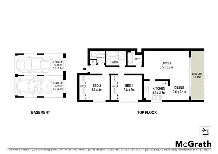 Floorplan of Homely apartment listing, 21/70 Cook Road, Centennial Park NSW 2021