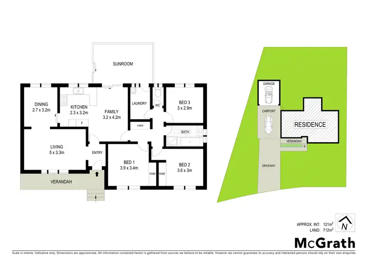Floorplan of Homely house listing, 17 Cuscaden Crescent, Florey ACT 2615