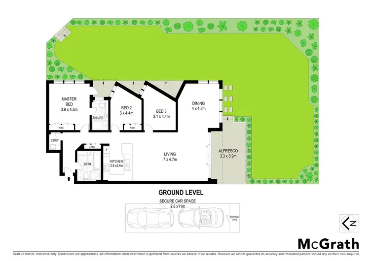 Floorplan of Homely apartment listing, G04/15-17 Harrison Street, Cremorne NSW 2090