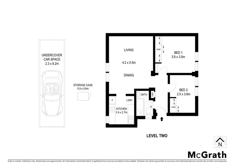 Floorplan of Homely apartment listing, 9/1A Phillips Street, Neutral Bay NSW 2089