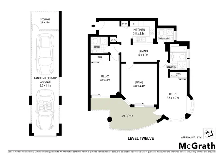 Floorplan of Homely apartment listing, 113/5 Beresford Road, Strathfield NSW 2135