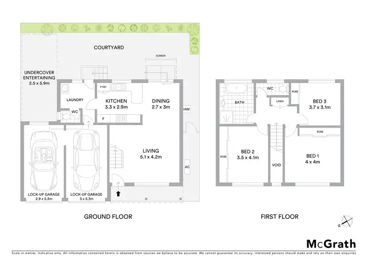 Floorplan of Homely townhouse listing, 7/36 Penshurst Road, Roselands NSW 2196