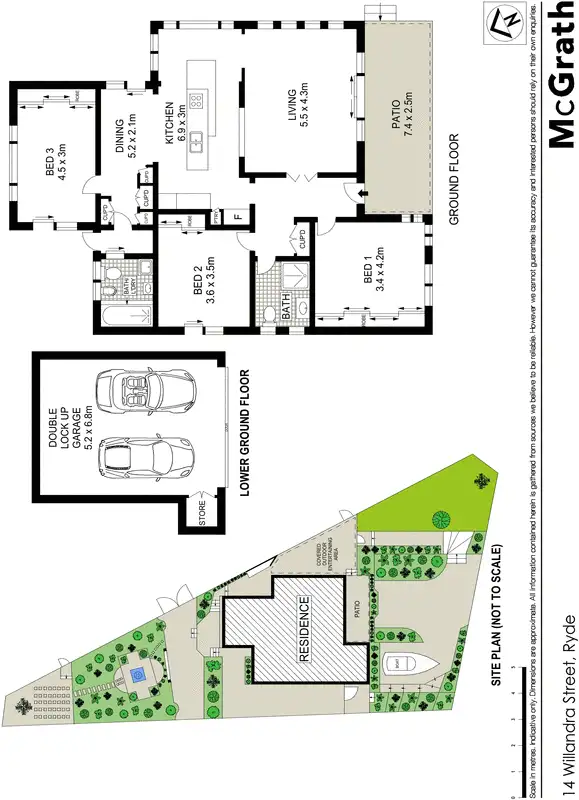 Floorplan of Homely house listing, 14 Willandra Street, Ryde NSW 2112
