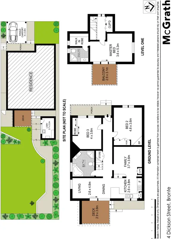 Floorplan of Homely house listing, 4 Dickson Street, Bronte NSW 2024