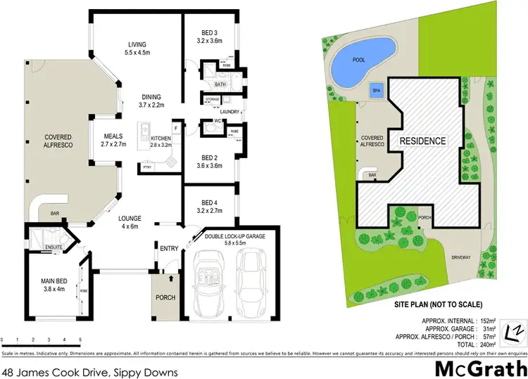 Floorplan of Homely house listing, 48 James Cook Drive, Sippy Downs QLD 4556