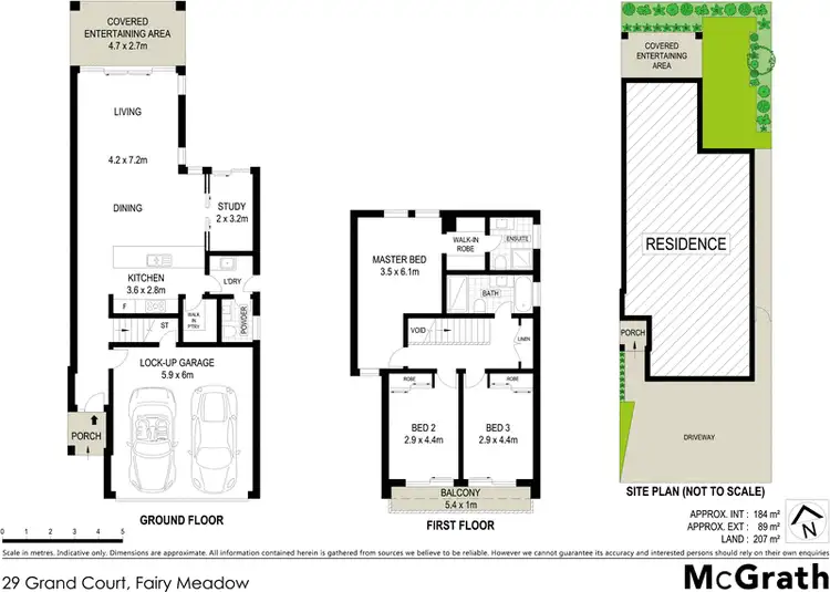 Floorplan of Homely house listing, 29 Grand Court, Fairy Meadow NSW 2519