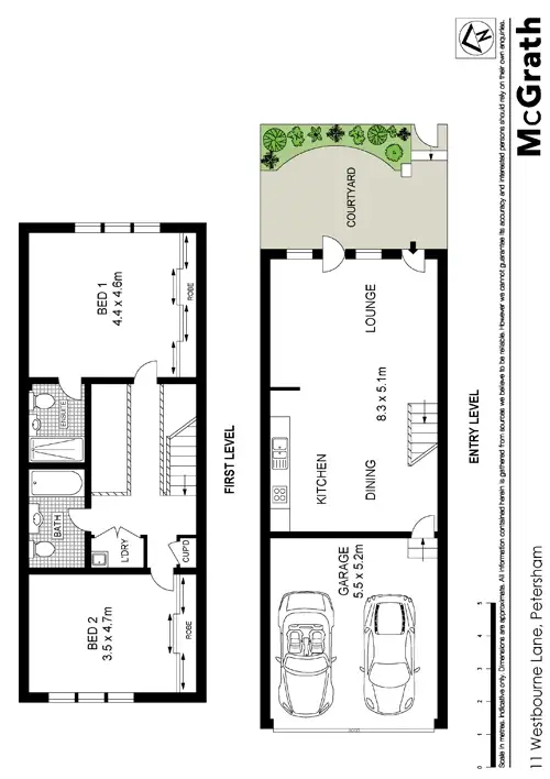 Floorplan of Homely house listing, 11 Westbourne Lane, Petersham NSW 2049