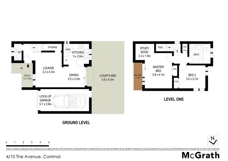 Floorplan of Homely townhouse listing, 4/10 The Avenue, Corrimal NSW 2518