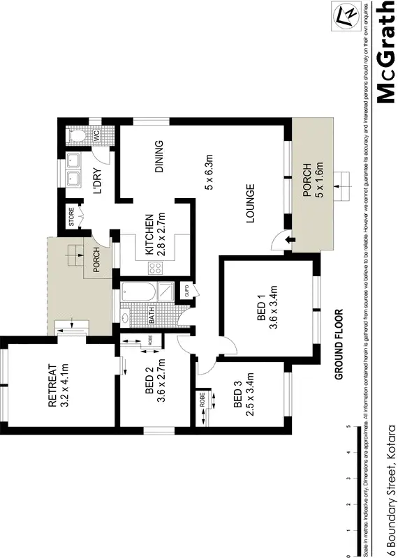 Floorplan of Homely house listing, 6 Boundary Street, Kotara NSW 2289