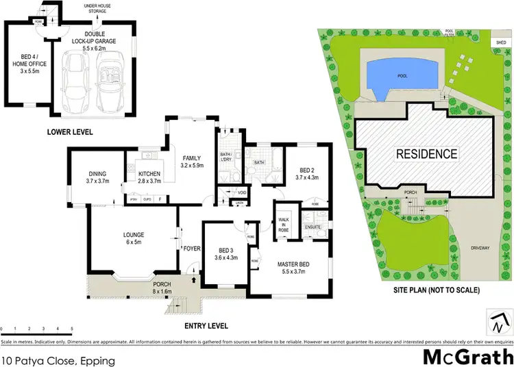 Floorplan of Homely house listing, 10 Patya Close, Epping NSW 2121
