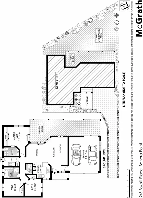 Floorplan of Homely semi-detached listing, 2/5 Foxhill Place, Banora Point NSW 2486