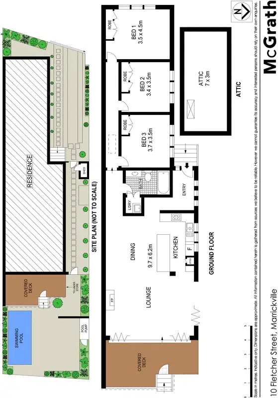 Floorplan of Homely house listing, 10 Fletcher Street, Marrickville NSW 2204