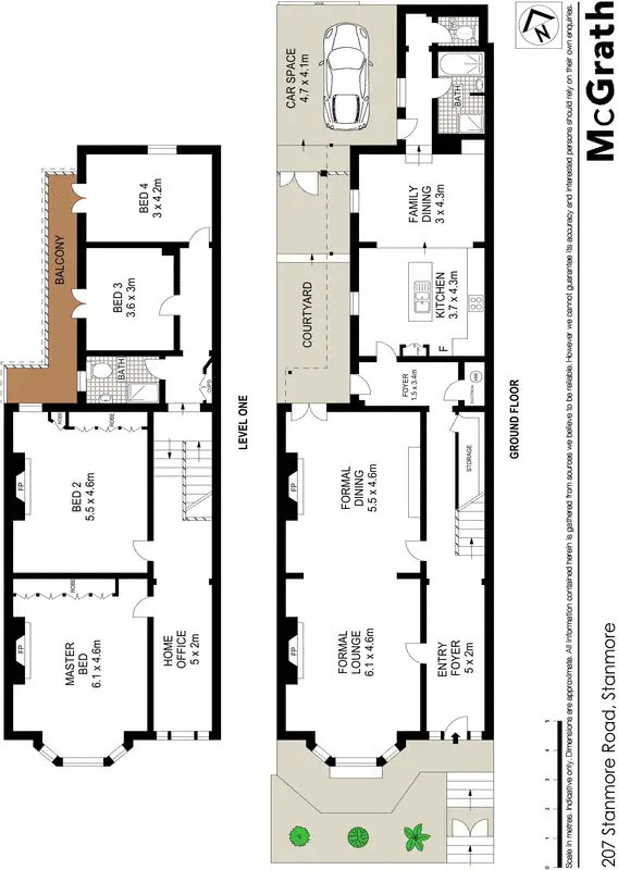 Floorplan of Homely house listing, 207 Stanmore Road, Stanmore NSW 2048