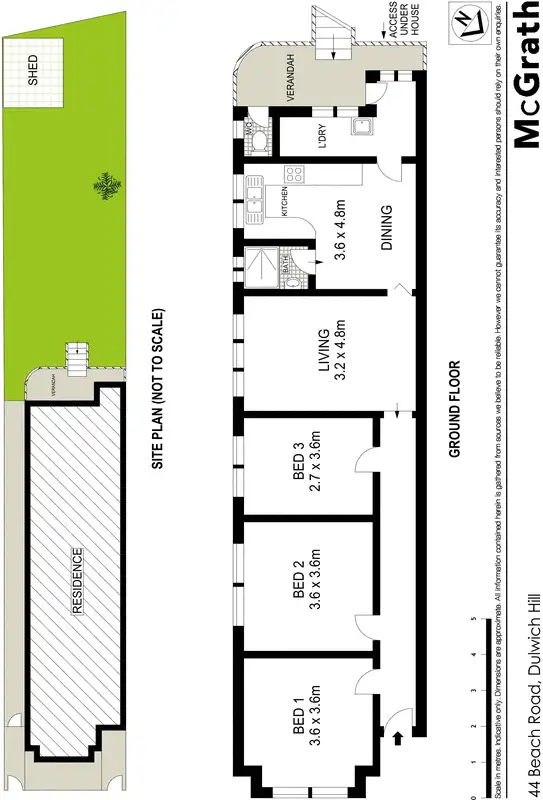 Floorplan of Homely house listing, 44 Beach Road, Dulwich Hill NSW 2203