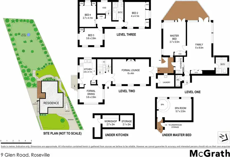 Floorplan of Homely house listing, 9 Glen Road, Roseville NSW 2069