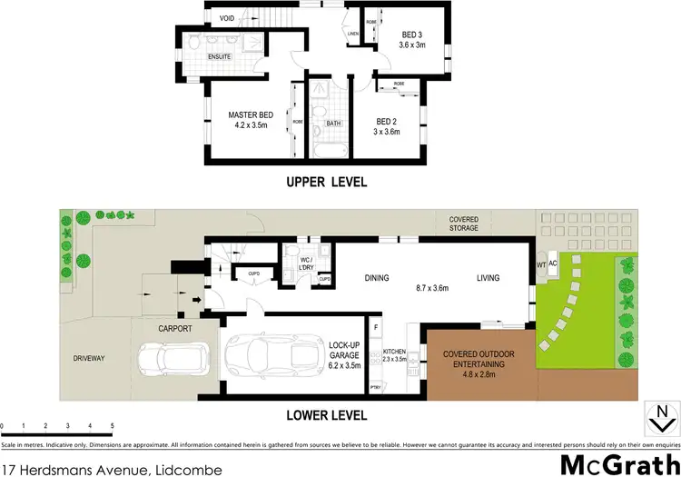 Floorplan of Homely townhouse listing, 17 Herdsmans Avenue, Lidcombe NSW 2141