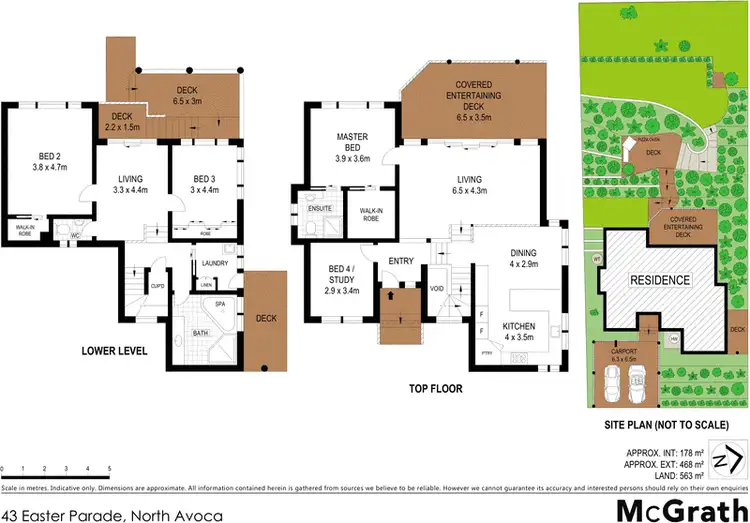 Floorplan of Homely house listing, 43 Easter Parade, North Avoca NSW 2260
