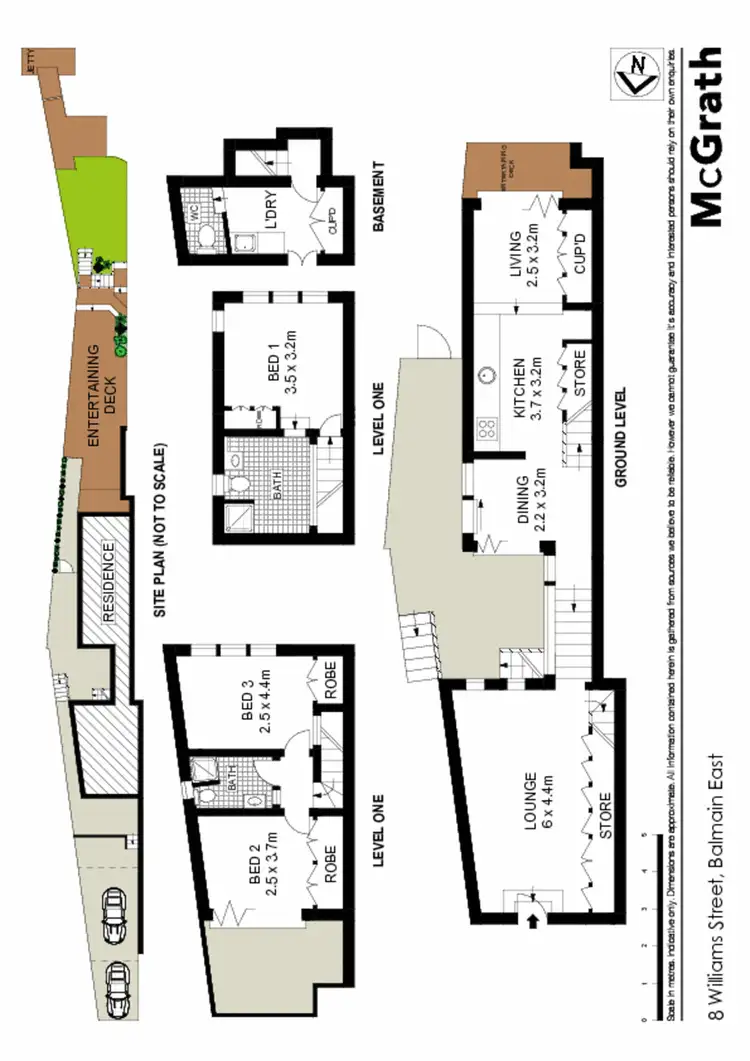 Floorplan of Homely house listing, 8 William Street, Balmain East NSW 2041