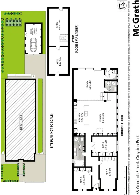 Floorplan of Homely house listing, 68 Waratah Street, Croydon Park NSW 2133