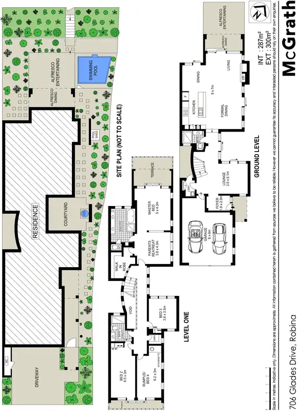 Floorplan of Homely house listing, 706 Glades Drive, Robina QLD 4226