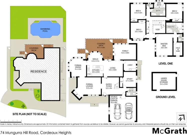 Floorplan of Homely house listing, 74 Mungurra Hill Road, Cordeaux Heights NSW 2526