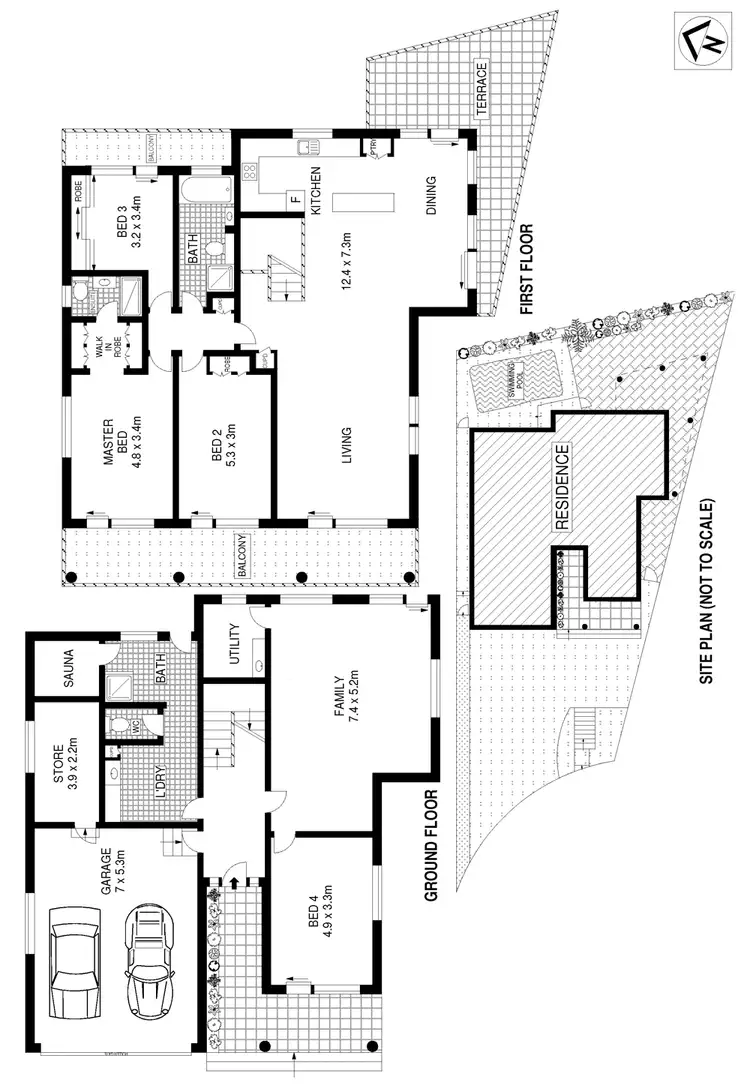 Floorplan of Homely house listing, 10 Manwaring Avenue, Maroubra NSW 2035