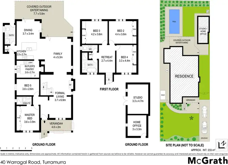 Floorplan of Homely house listing, 40 Warragal Road, Turramurra NSW 2074