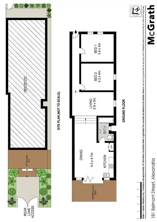 Floorplan of Homely house listing, 181 Belmont Street, Alexandria NSW 2015