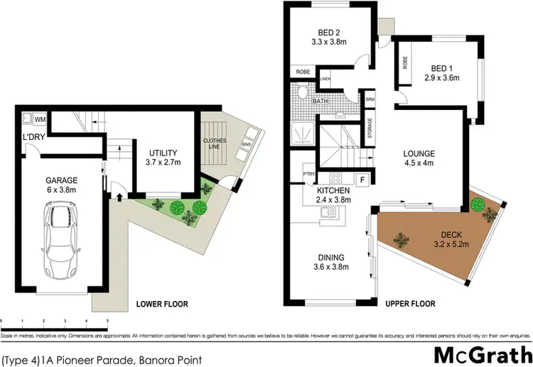 Floorplan of Homely townhouse listing, 25/1a Pioneer Parade, Banora Point NSW 2486