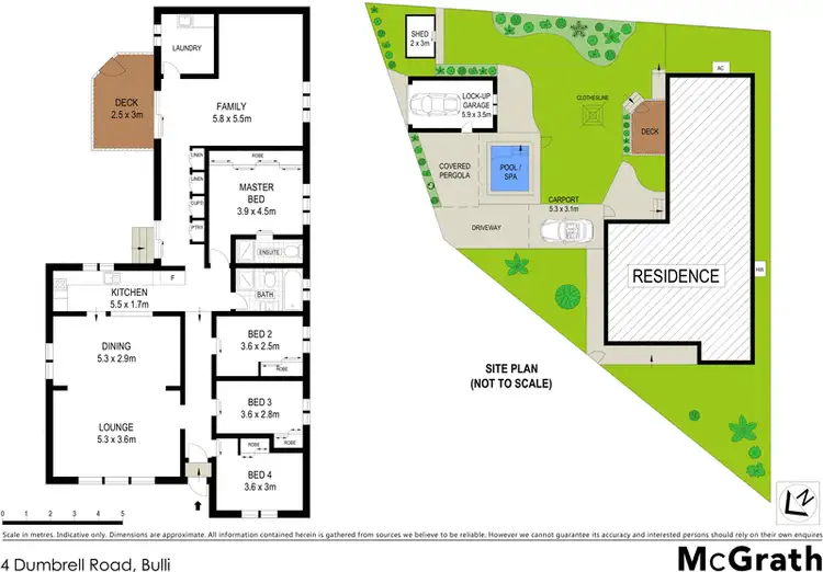 Floorplan of Homely house listing, 4 Dumbrell Road, Bulli NSW 2516