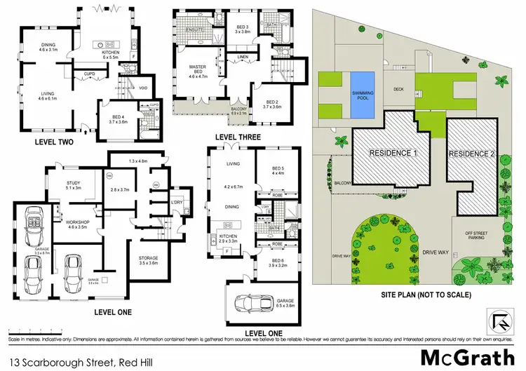 Floorplan of Homely house listing, 13 Scarborough Street, Red Hill ACT 2603