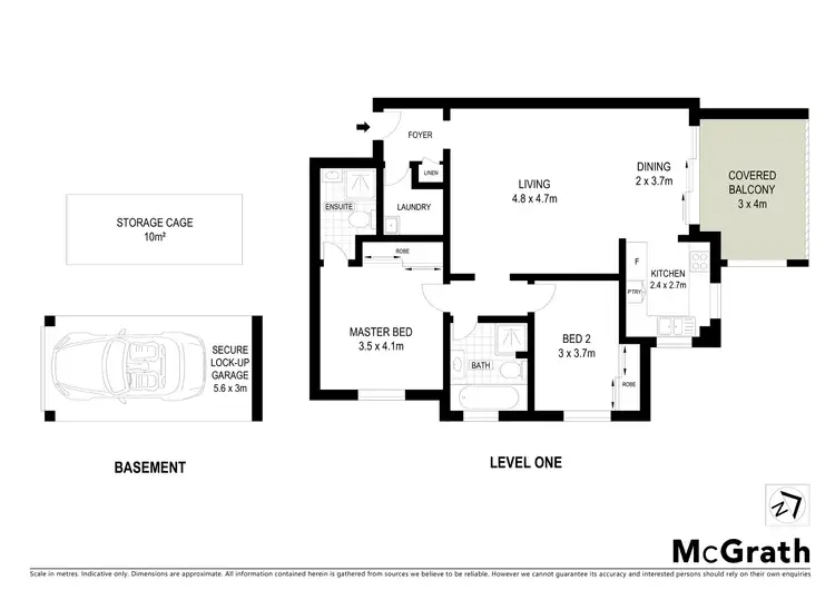 Floorplan of Homely apartment listing, 5/8 Water Street, Hornsby NSW 2077