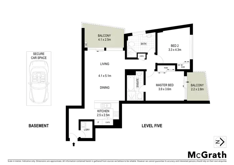 Floorplan of Homely apartment listing, 40/24 College Crescent, Hornsby NSW 2077