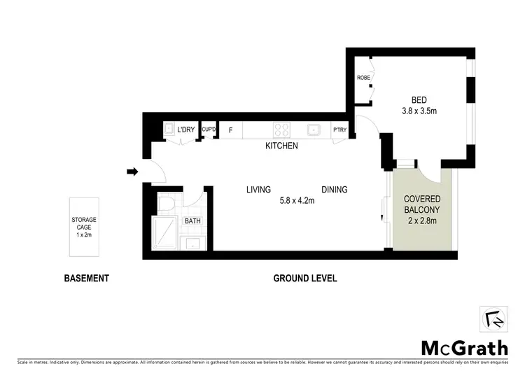 Floorplan of Homely apartment listing, 7101/2 Cullen Close, Forest Lodge NSW 2037