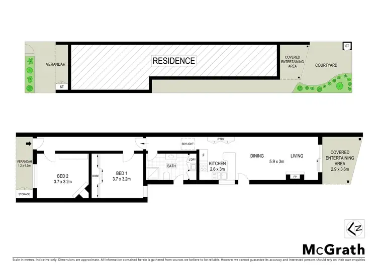 Floorplan of Homely house listing, 53 Ashmore Street, Erskineville NSW 2043