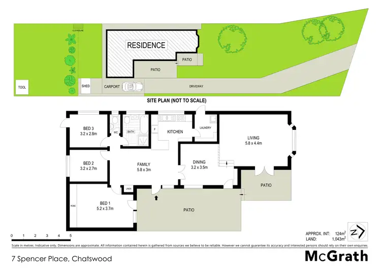 Floorplan of Homely house listing, 7 Spencer Place, Chatswood NSW 2067
