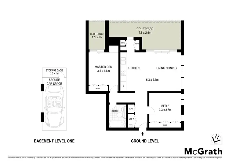 Floorplan of Homely apartment listing, 101S/1 Lardelli Drive, Ryde NSW 2112