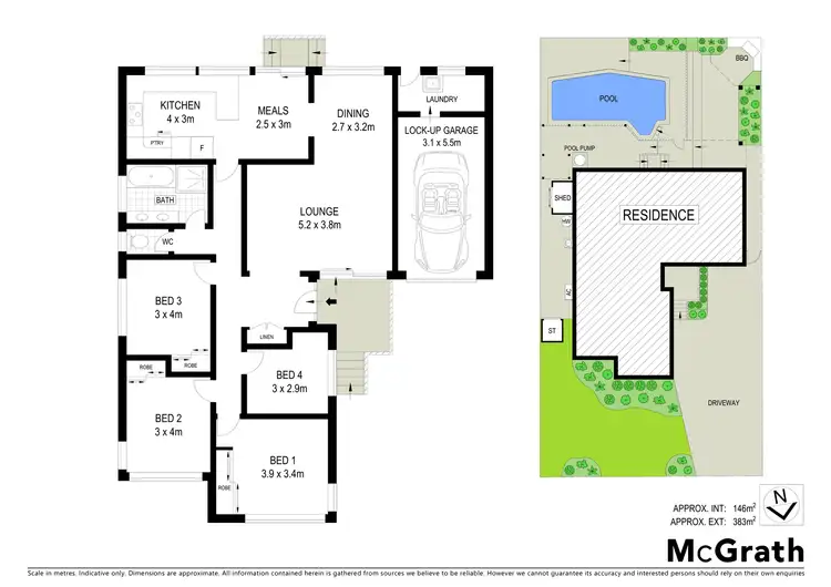 Floorplan of Homely house listing, 11 Hinkler Avenue, Condell Park NSW 2200